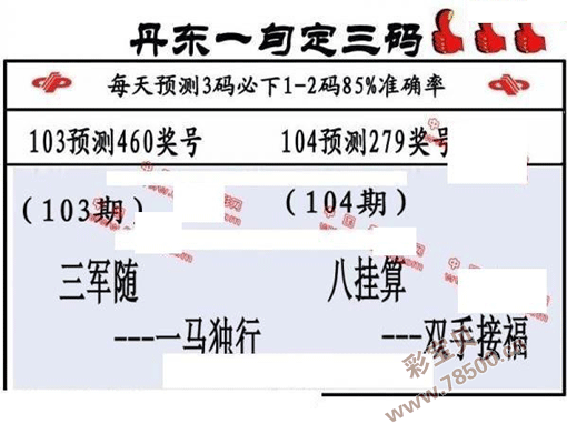 104期三肖三码中特(三码中特期期准资料109期)